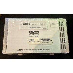 Dental Signature Series Radiography Cassette IM7000 HU FRIEDY NEW